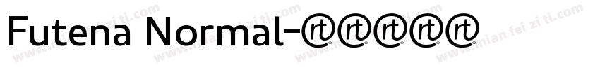 Futena Normal字体转换